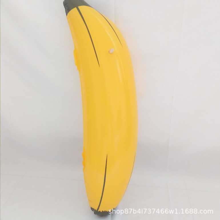 厂家批发儿童充气特大号香蕉玩具PVC充气香蕉模型仿真充气香蕉