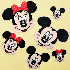 時尚經典動畫卡通衣服裝飾布貼補丁貼可愛親子裝修補洞衣服裝飾貼