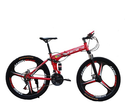 Fábrica al por mayor cola suave plegable bicicleta de montaña adulto amortiguador estudiante off-road velocidad variable bicicleta de cercanías