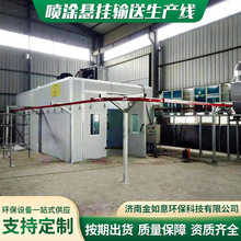 厂家供应喷涂悬挂输送生产线 吊挂式输送烘干线 隧道炉喷漆烘干线