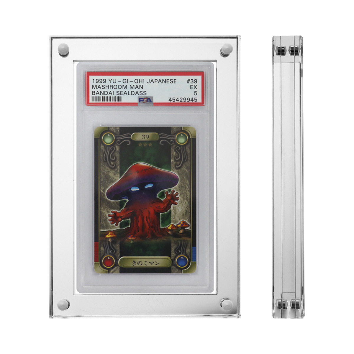 Caja de tarjeta de calificación PSA demostrador acrílico transparente de doble cara fuerte caja de almacenamiento magnético BGS calificación tarjeta caja de visualización