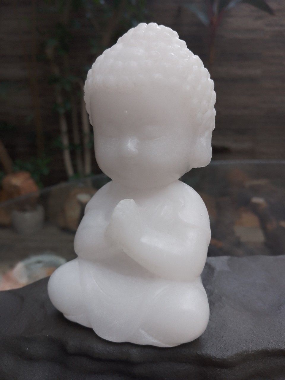 White marble Buddha statue Decoration Synthesis jade Arts and Crafts major Manufactor wholesale high-grade ornament Decoration
