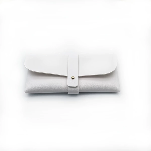 White leather box