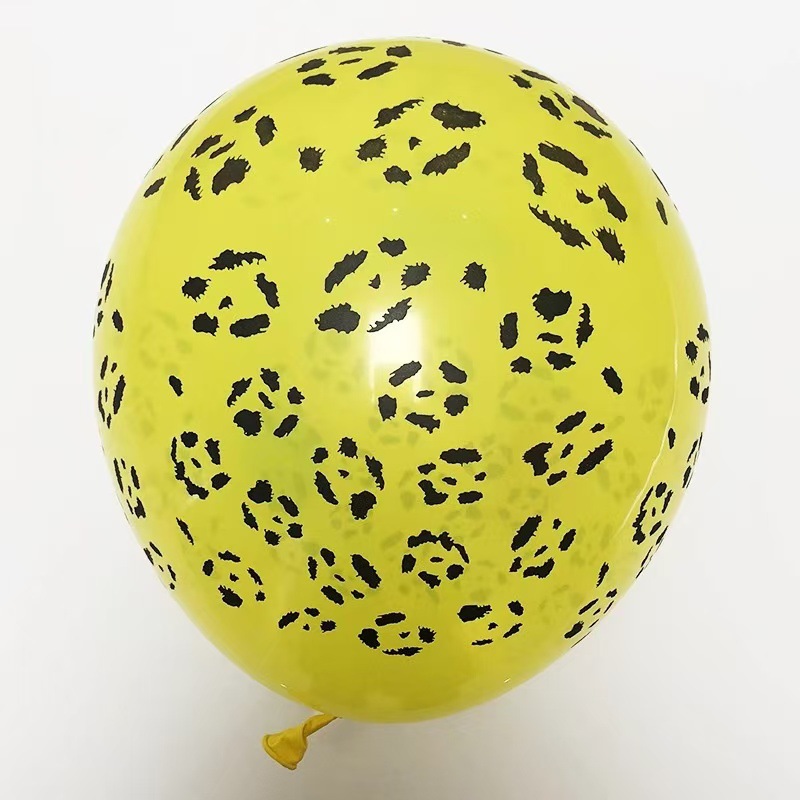 12 pulgadas engrosado globo de lunares Tanabata animal estrellado globo de sandía al por mayor decoración de fiesta de cumpleaños