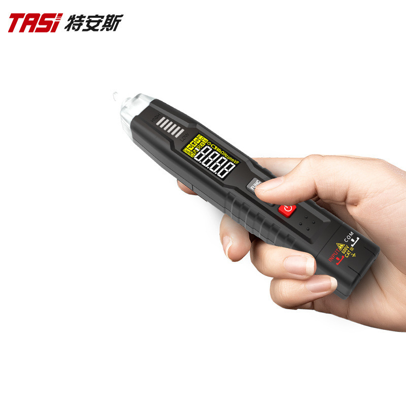 TASI特安斯TA13C测电笔+万用表交流/直流600V 自动识别/NCV感应