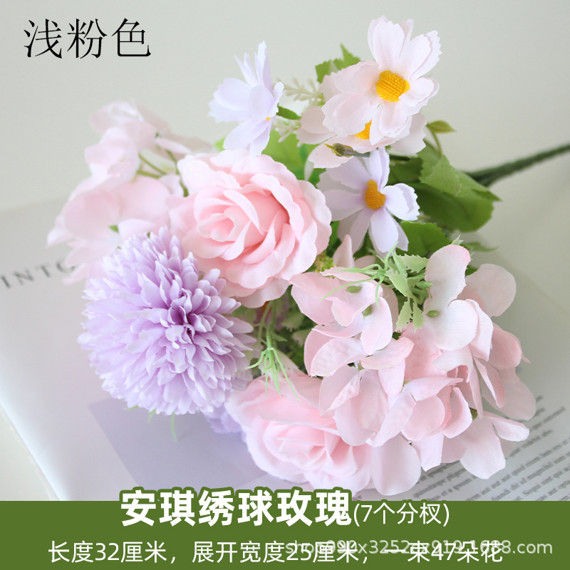 Ángel Hortensia rosa claro rosa