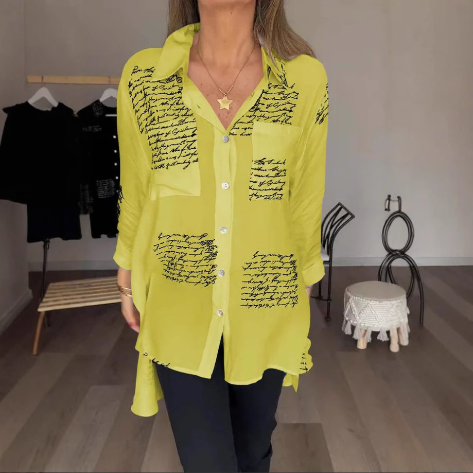 Cross-border Women's Clothing 2025 Independent Site Spring-summer New European And American Fashion Printed Loose_ecoleips.com