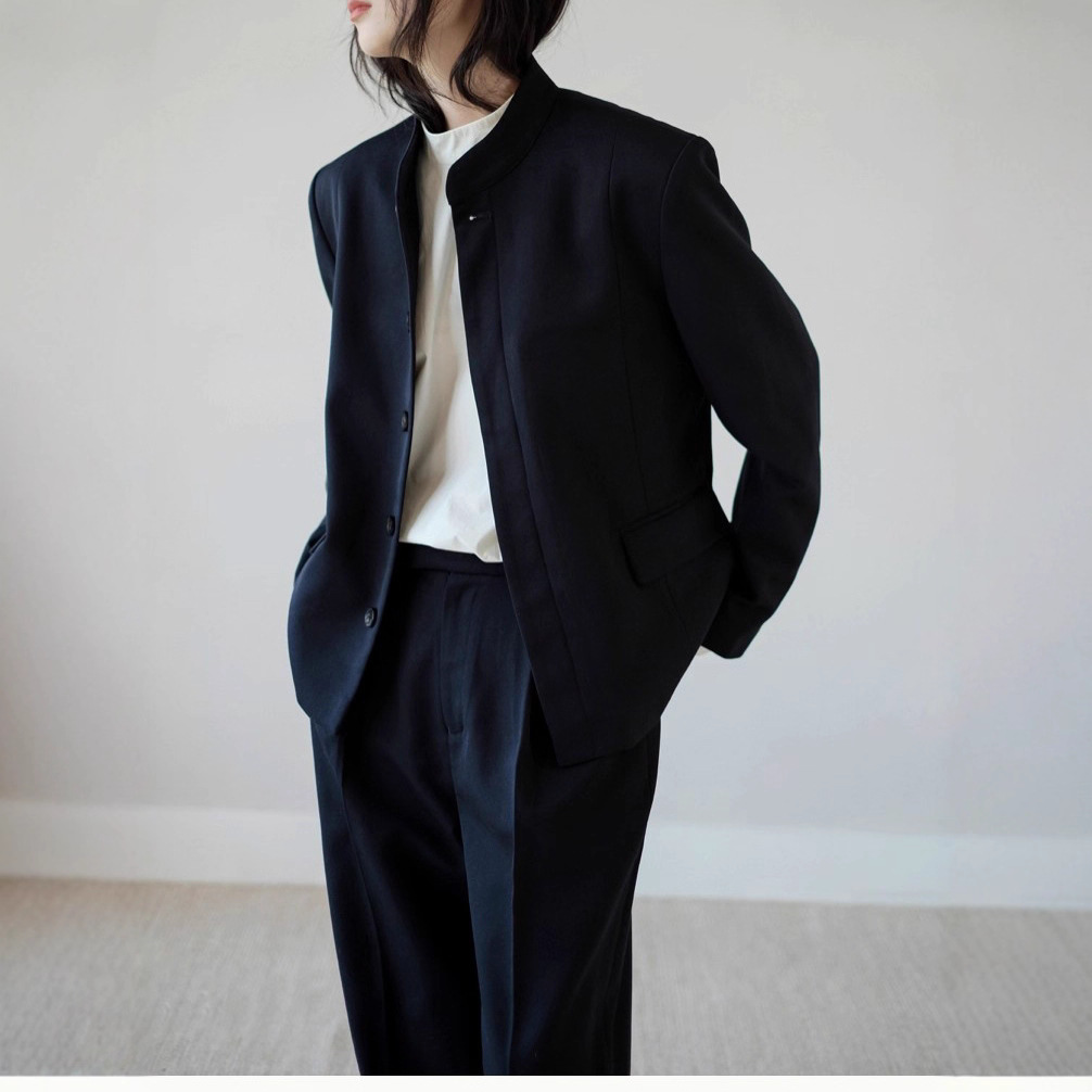 Classic black suit