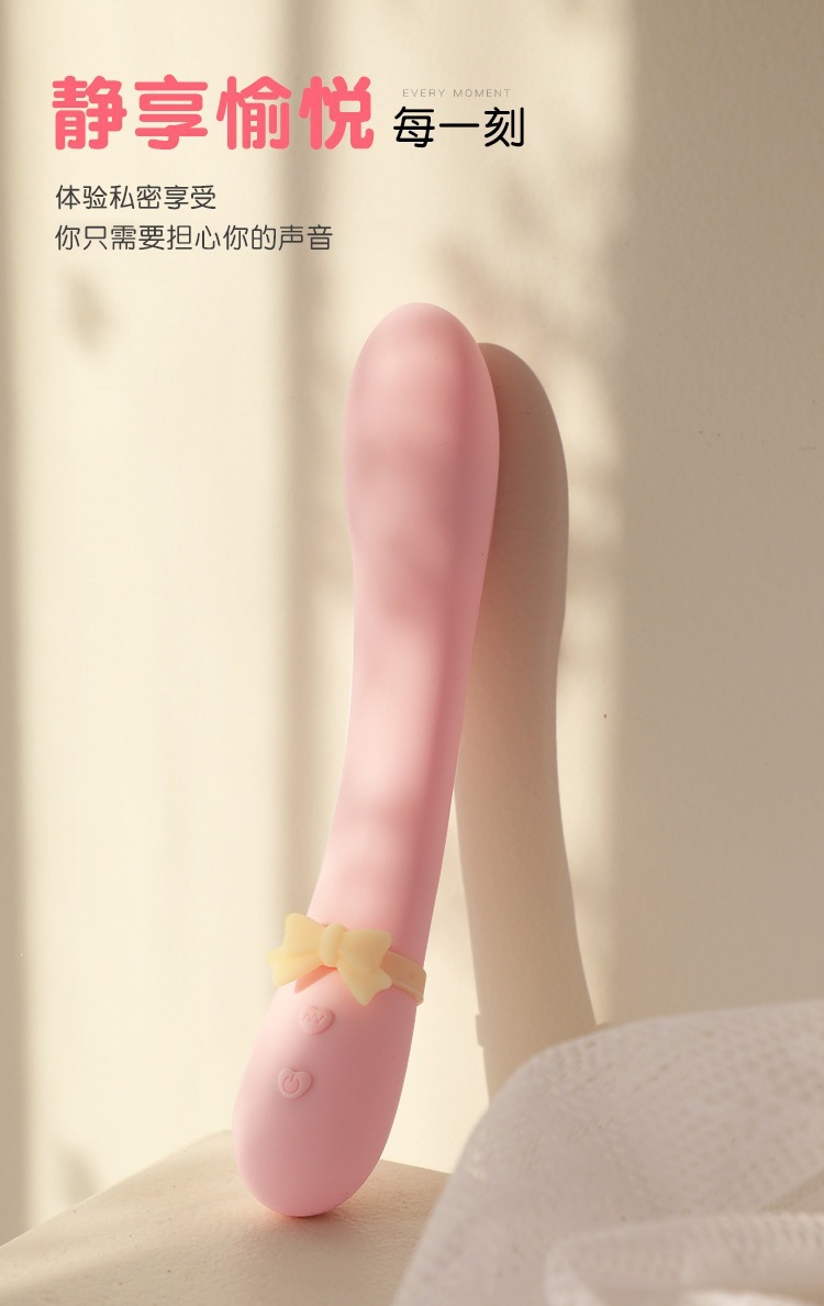 Mystery Moon Rabbit Soft Massage Stick for Women, One-Button Control, ABS, Misty Pink — detail image 37