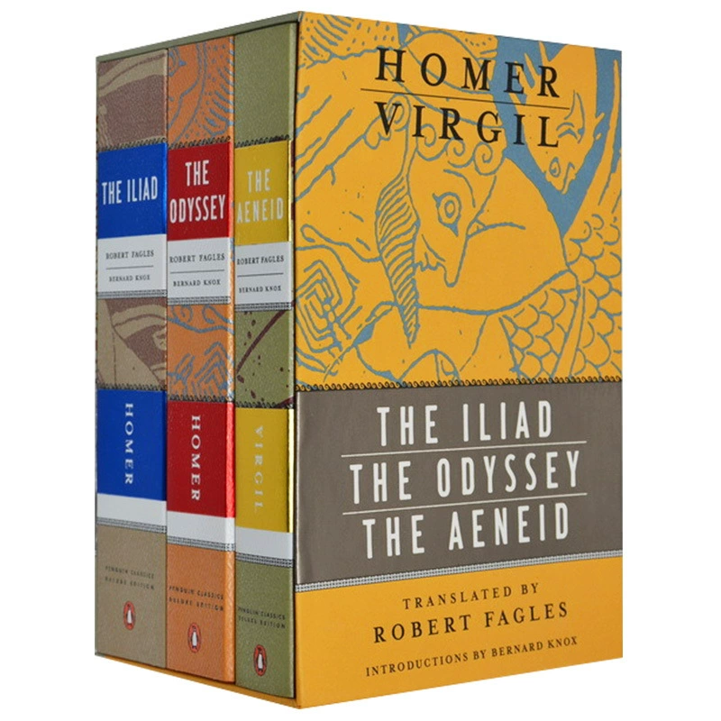 Хомер Эпик Английское Оригинальное Трио Иллиада Одиссея и НЕКРОСНОЙ НАБОР BOX SET