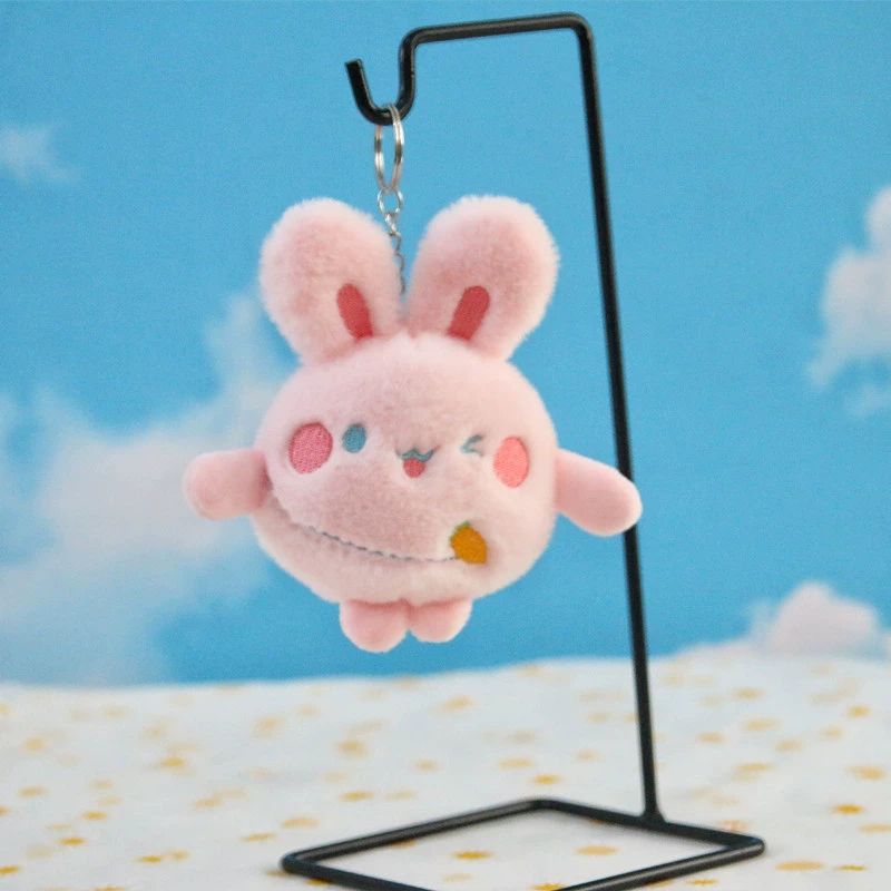 Cute rabbit, plush small doll, Christmas keychain, Birthday gift