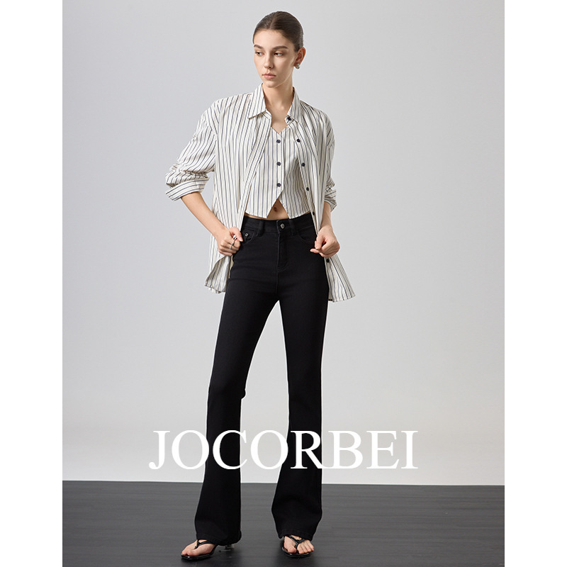Jocorbei【Black Supermodel Pants】Slimming Flared Jeans for Women 2026 High Waist Stretch Slim Fit Bell Bottoms Jocorbei【Black Supermodel Pants】Slimming Flared Jeans for Women 2026 High Waist Stretch Slim Fit Bell Bottoms