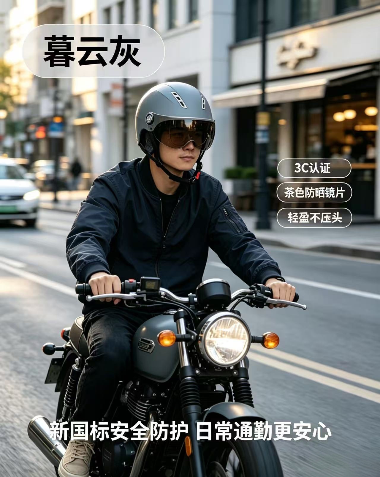 3C Certified Electric Vehicle Helmet, Women's Motorcycle Helmet, Men's All-Season Safety Helmet, Summer Ventilation, Sun Protection and Warmth