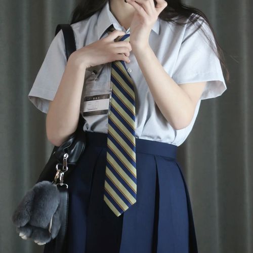 H brand Lìzhìshè High School same style bow tie JK uniform striped tie school supply item