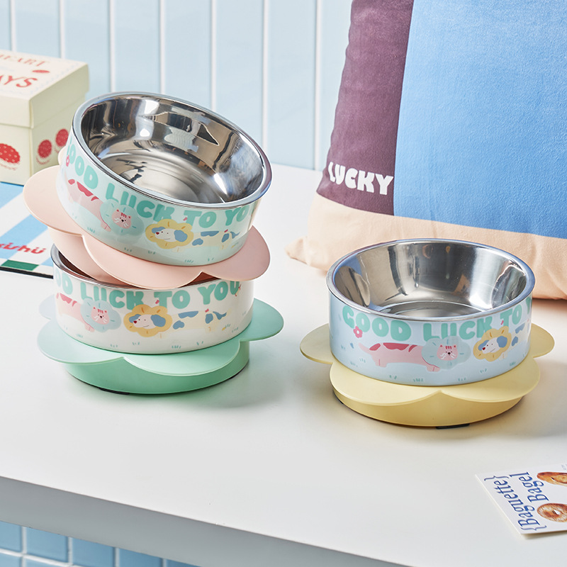Tazón para gatos de acero inoxidable para perros, cuello para gatos, tazón para gatos, tazón para gatos, tazón para gatos, tazón para perros, tazón para perros, nuevo tipo