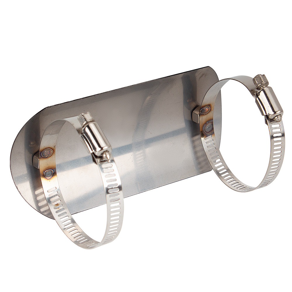 Motorcycle Accessories Exhaust Pipe Modified Heat Shield Cover Sc Electroplated Blue Middle Heat Shield Bend Pipe Heat Shield Universal