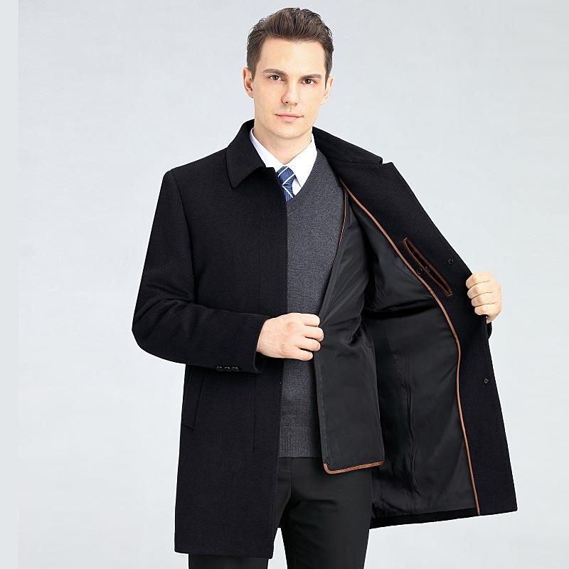 Detachable demi-season cashmere liner for boys