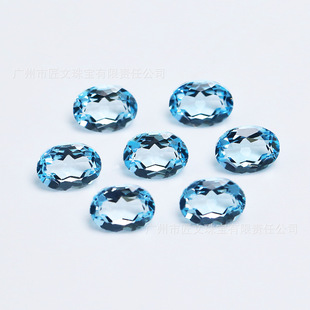 ��Ȼ����{����ʯ�E�A��ʯ5X7mm����{�����ν�������Ƕ��ʯ