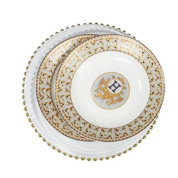 Mosaic, skull, tableware, set, Birthday gift
