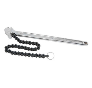 Steel shield tool chain wrench filter oil grid wrench 12-inch 15-inch S112009 S112010
