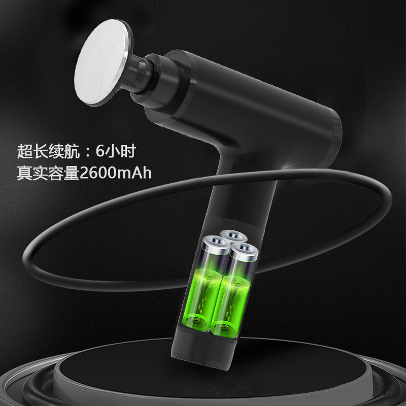 加热筋膜枪可调节式加热按摩头温控肌肉按摩器深圳源头工厂