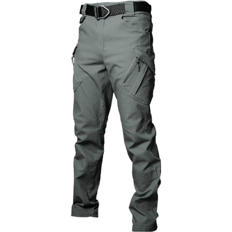 Тактические брюки Angken Spring and Autumn IX9, мужские, облегающие, эластичные, с множеством карманов, 7-дюймовые, для военной подготовки, прямые, карго, для активного отдыха