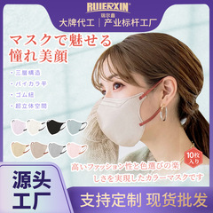 夏薄い日本 3D 大人三次元使い捨て保護マスク三層小さな顔通気性マスクメーカー卸売