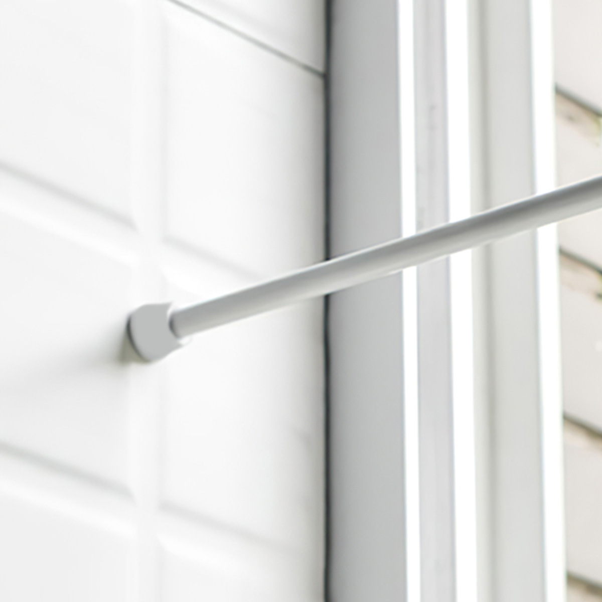 Varilla telescópica de cortina transfronteriza, varilla romana, varilla de partición de cocina sin perforación, varilla de cortina de baño telescópica de armario, venta caliente de SHEIN