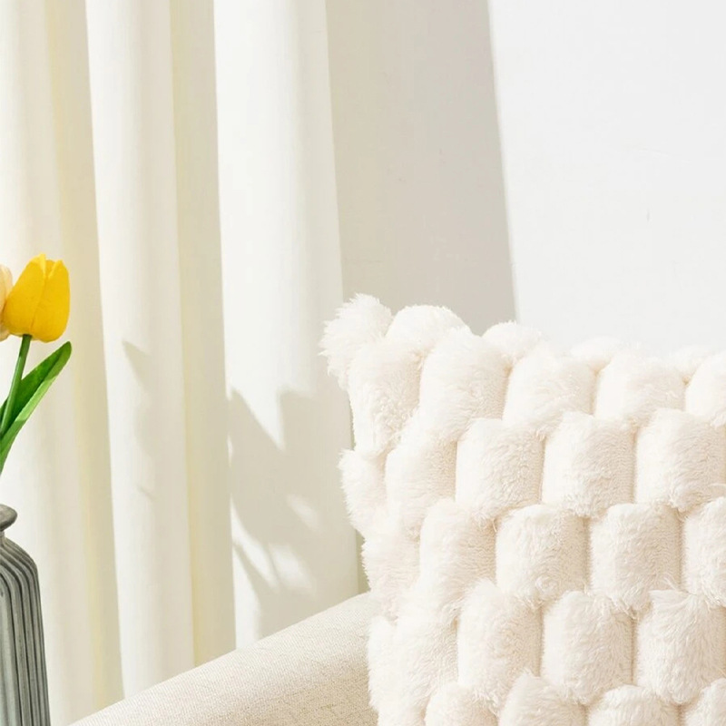 Funda de cojín de terciopelo jacquard dorado de color sólido al por mayor transfronterizo, funda de cojín lumbar tridimensional para sofá de oficina