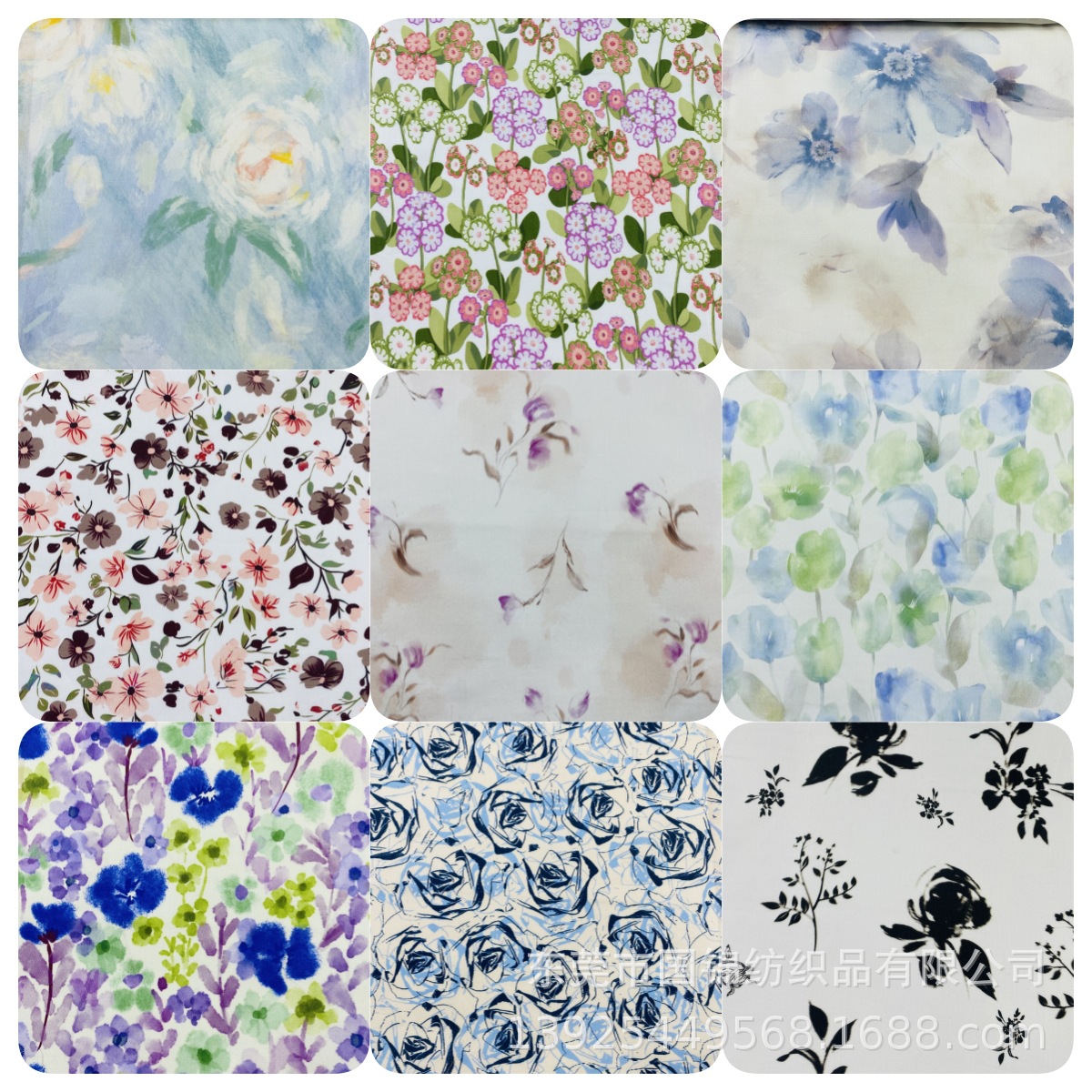 春夏新款数码直喷印花布 全棉60支府绸印花 童装女装服装面料