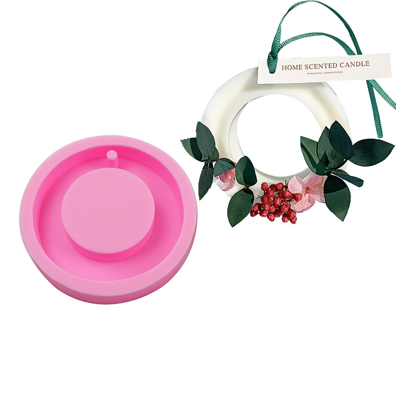 Bricolaje molde de silicona aromaterapia yeso jabón hecho a mano hoja de cera aromaterapia lista molde epoxi utensilios para hornear fabricante