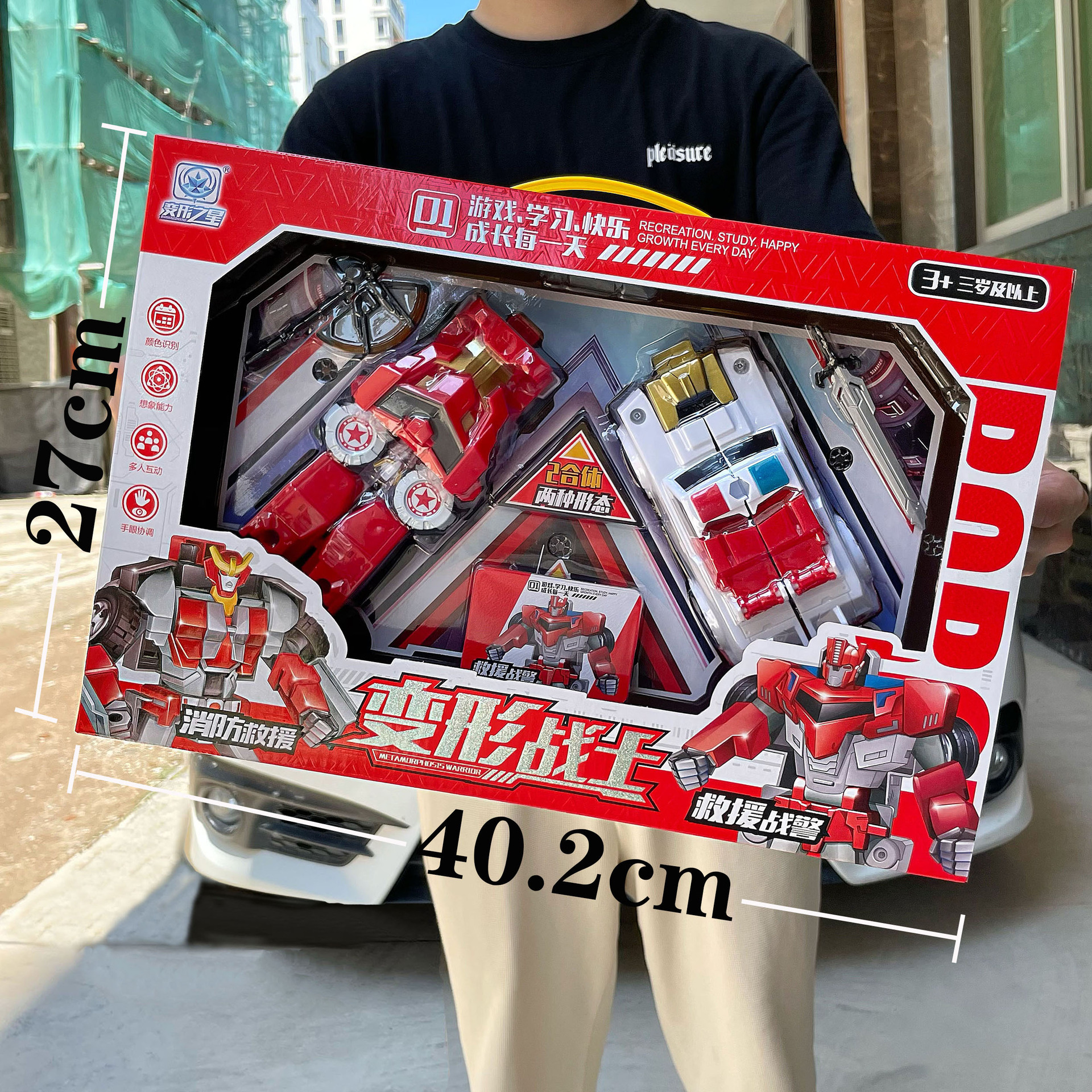 Robot transformador King Kong Wasp Optimus, coche Digital para niños, juguete para niño, conjunto con caja de regalo