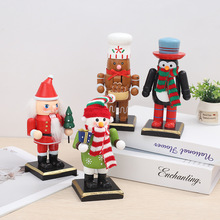 跨境家居摆件圣诞节胡桃夹子 桌面装饰品木偶工艺品礼物圣诞节礼