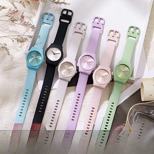 Silicone quartz swiss watch for leisure, children's watch, wholesale