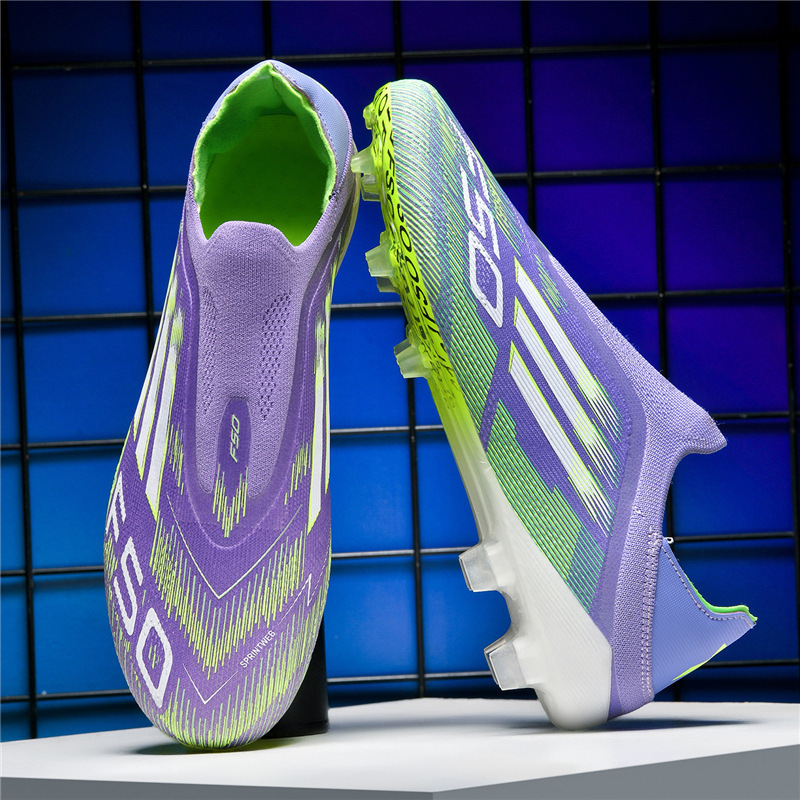 Zapatillas de Fútbol para Entrenamiento Juvenil F50 AG TF Material KPU y TPU Ligero para césped natural y artificial image 4