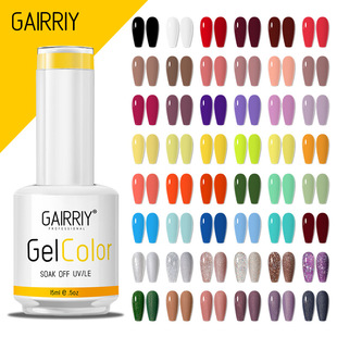 GAIRRIY120 color nail glue 15ml new fashion color nail light therapy glue set nail shop manufacturers wholesale