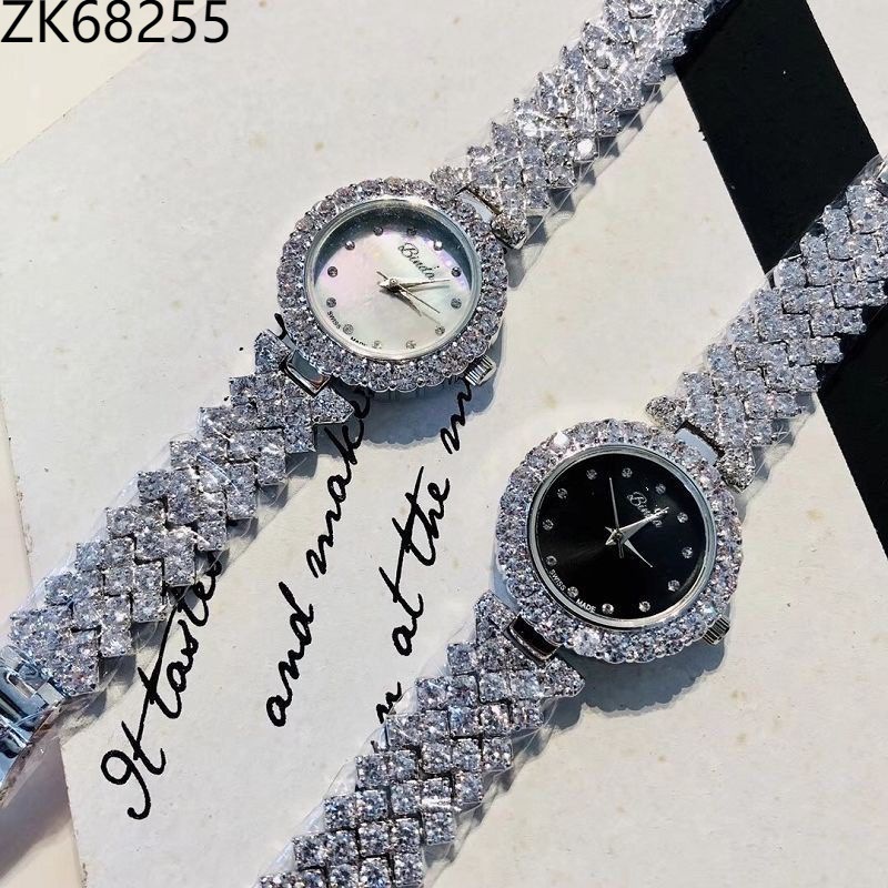 Factory wholesale Dijia fashion rhinestone full diamond watch female students waterproof steel band women's watch bracelet watch generation hair