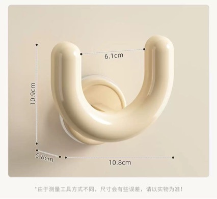 Bathroom Suction Cup Slipper Rack, No-Drill Wall-Mounted Toilet Bathroom-Specific Wall Drainage Rack Hook Storage Rack