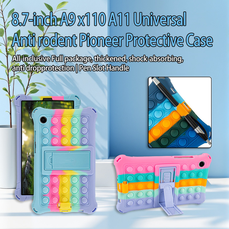 Suitable for Galaxy Tab A11 Tablet Protective Case 8.7inch Sm-X135G/130 Soft Silicone Protective Case