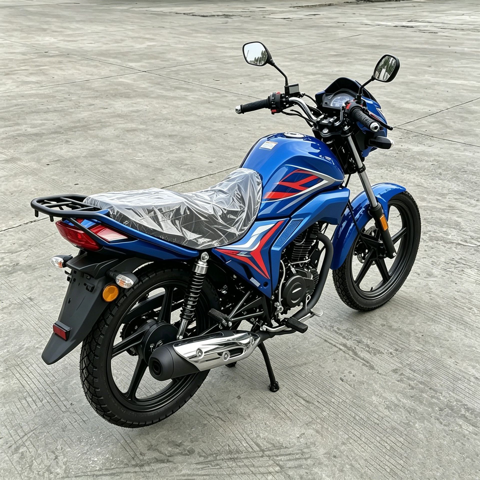 Two-Wheeled Fuel-Powered Motorcycles Are Easy to Operate and Have Strong Climbing Performance, Suitable for Short-Distance Travel in Rural Areas, Carrying People and Goods