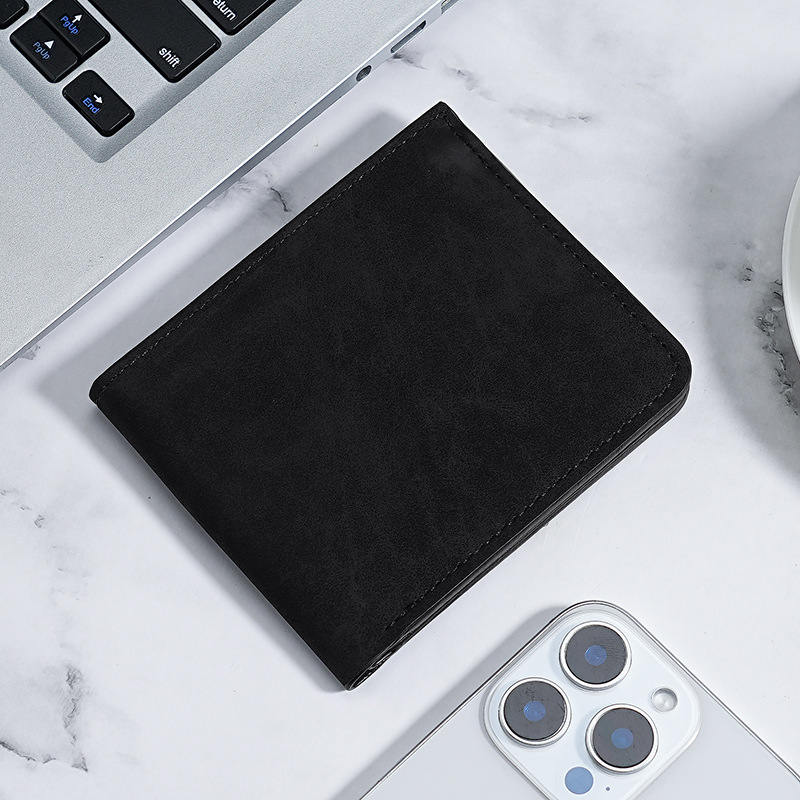 Cartera corta - negro