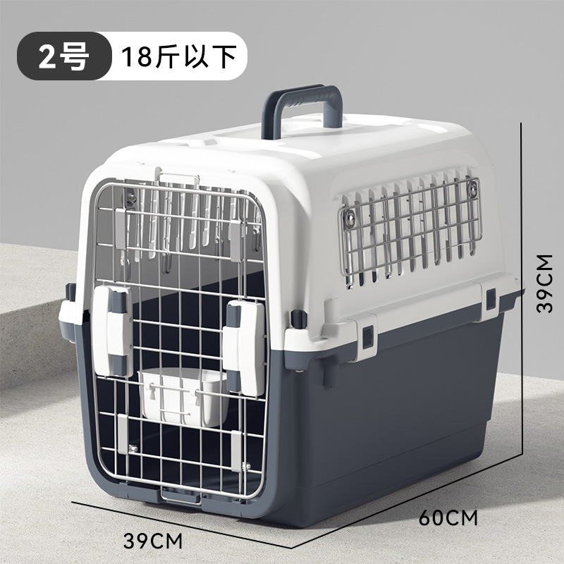 Suministros para mascotas 450 Air China Edition Caja de vuelo para perros grandes y medianos Caja de envío de avión Golden Retriever Cat