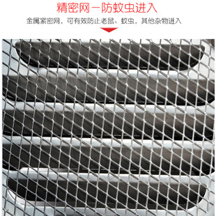 Songyu 201 stainless steel wind cap exterior wall air outlet range hood smoke exhaust pipe outdoor exhaust cover insect proof windproof cover