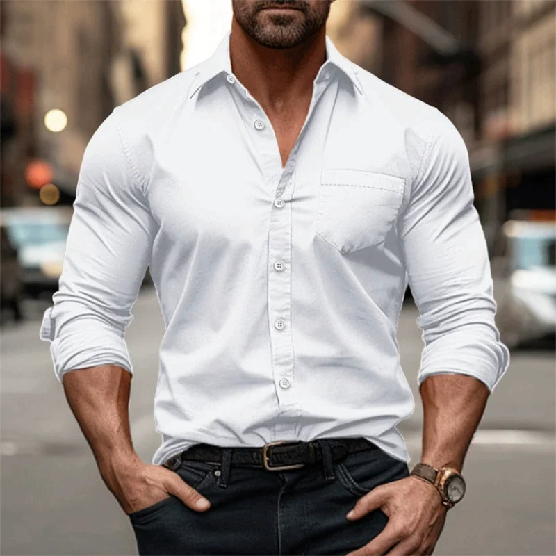 Design long-sleeve for leisure, shirt