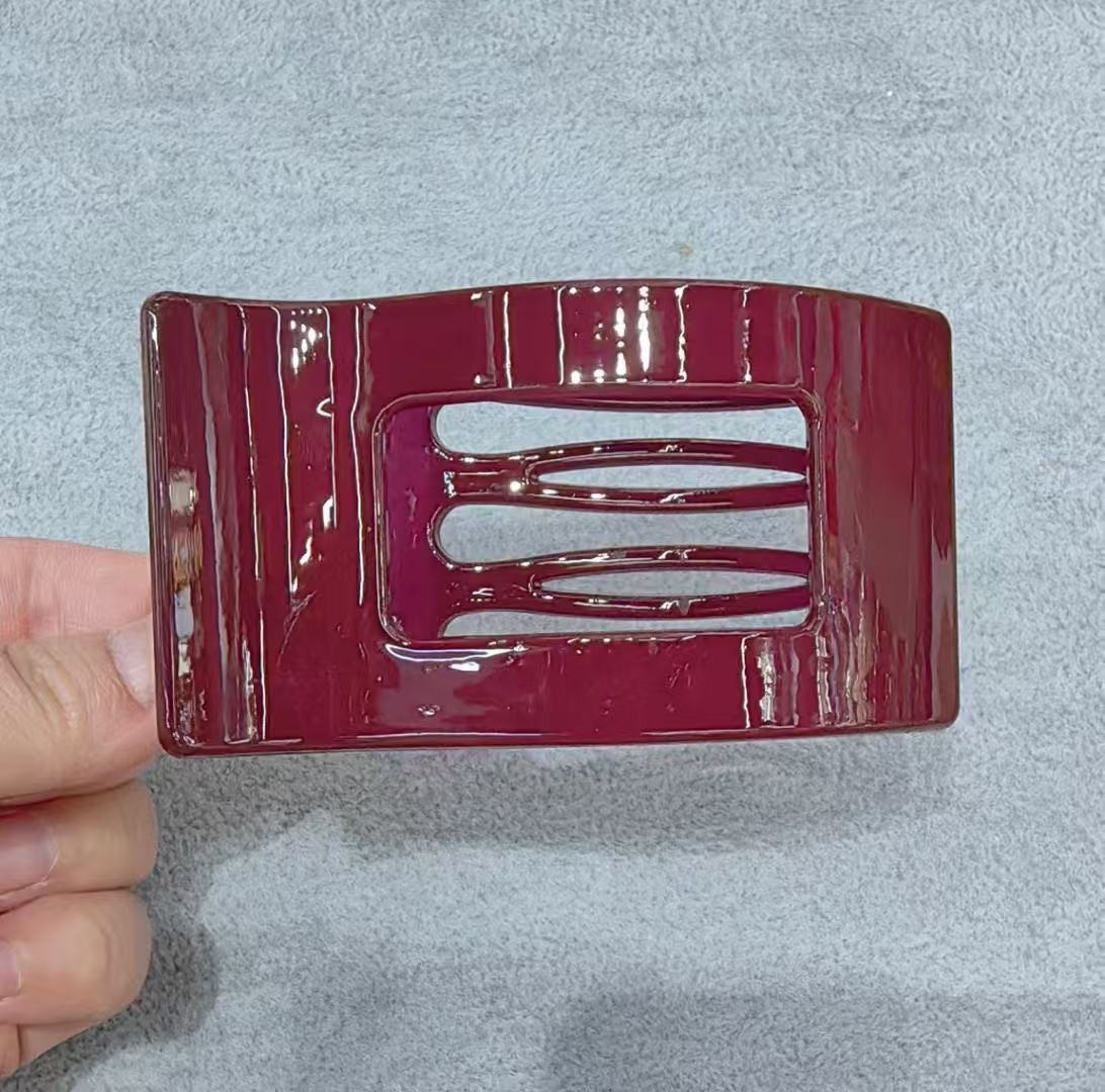 정사각형 광택 레드