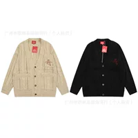 Vivienne Westwood West Queen Mother Vivian Saturn шерстяной кардиган с v-образным вырезом и вышивкой, вязаный свитер, куртка