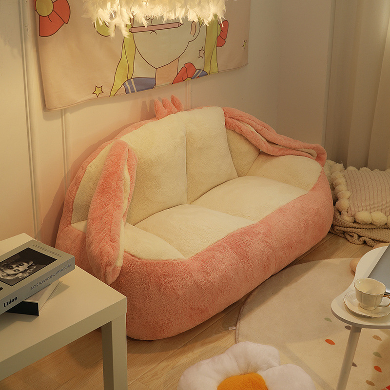 Habitación princesa, sofá perezoso, dormitorio de apartamento pequeño doble, sillón reclinable, chica de Internet, sofá individual para niños