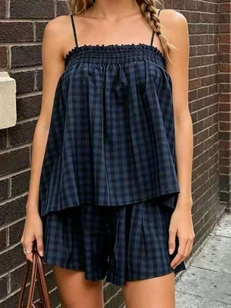 Girls' Forest-Style Plaid Suspender Dress 2026 Summer New Children's Dress for Girls, Toddler Dress, Long Dress for Older Children