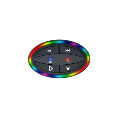 Cross-border new Q11 color ring two-in-one Bluetooth audio receiver transmitter car Bluetooth AUX audio adapter (Bluetooth Hands-free dəstləri)