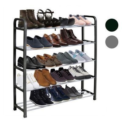 Manufactor Direct selling simple and easy Shoe cabinet multi-function combination multi-storey shoe rack Superposition monochrome four layers Plastic shoe rack